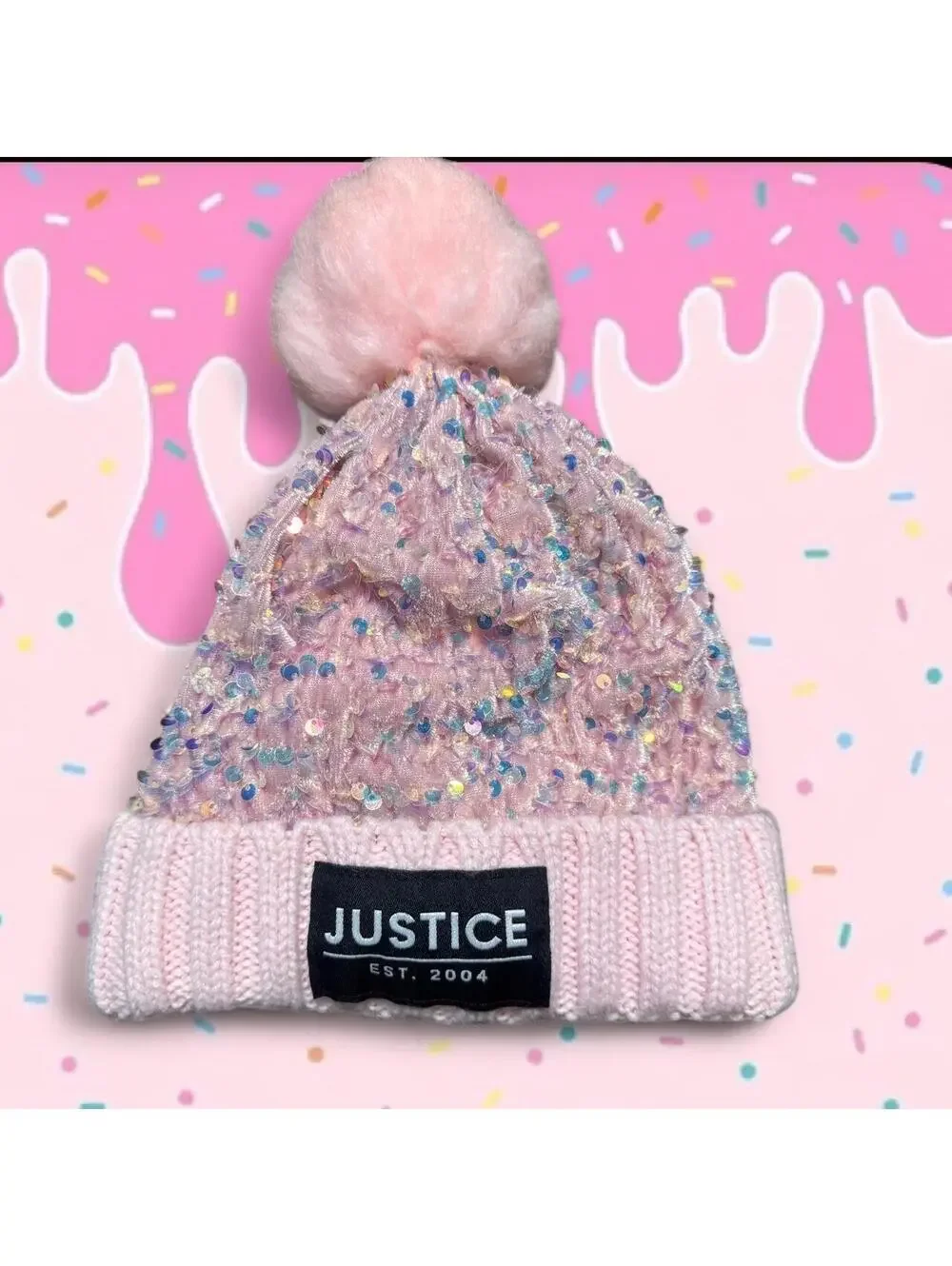 Justice Kid's Pink Hat